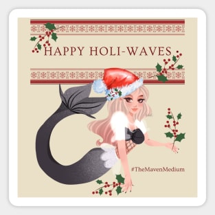 The Maven Medium- Happy Holi-Waves Magnet